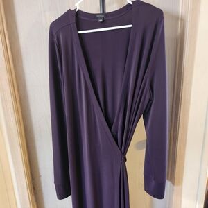 18 Ann Taylor Elegant Purple Wrap Dress